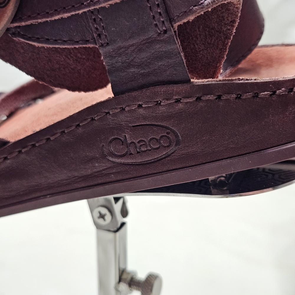 Chaco Fallon Strappy Sandals In Java Leather Sz 8… - image 5